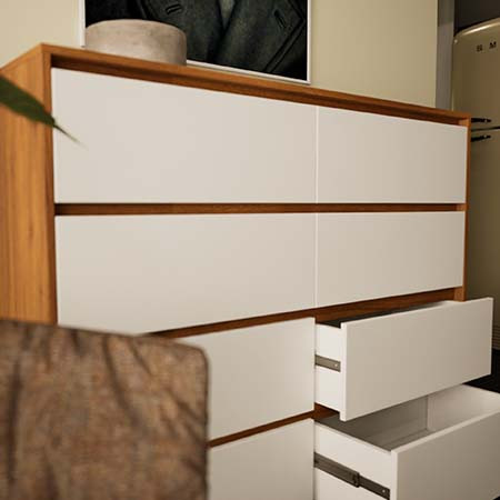 دراور 8 کشو تمام ام دی اف مدل D-02