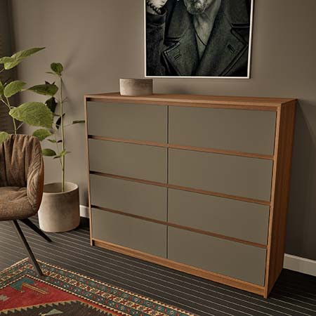 دراور 8 کشو تمام ام دی اف مدل D-02