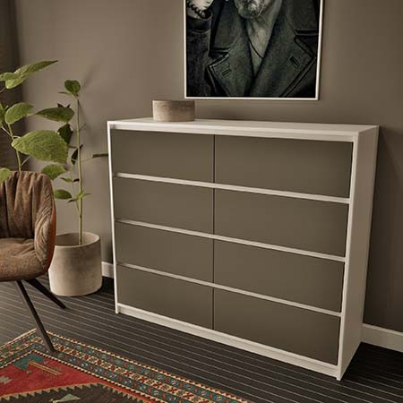 دراور 8 کشو تمام ام دی اف مدل D-02