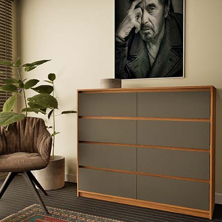 دراور 8 کشو تمام ام دی اف مدل D-02