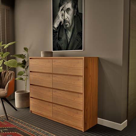 دراور 8 کشو تمام ام دی اف مدل D-02