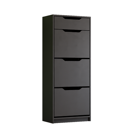 جاکفشی داشبوردی کشودار سه درب پایه سنگی Najaret ظرفیت ۱۲ جفت کفش MDF نئوپان با گارانتی