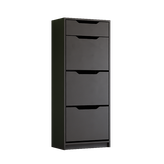 جاکفشی داشبوردی کشودار سه درب پایه سنگی Najaret ظرفیت ۱۲ جفت کفش MDF نئوپان با گارانتی