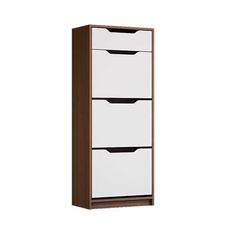 جاکفشی داشبوردی کشودار سه درب پایه سنگی Najaret ظرفیت ۱۲ جفت کفش MDF نئوپان با گارانتی