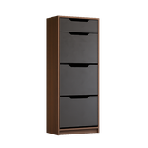 جاکفشی داشبوردی کشودار سه درب پایه سنگی Najaret ظرفیت ۱۲ جفت کفش MDF نئوپان با گارانتی