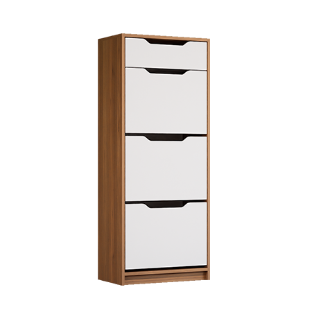 جاکفشی داشبوردی کشودار سه درب پایه سنگی Najaret ظرفیت ۱۲ جفت کفش MDF نئوپان با گارانتی