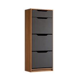 جاکفشی داشبوردی کشودار سه درب پایه سنگی Najaret ظرفیت ۱۲ جفت کفش MDF نئوپان با گارانتی