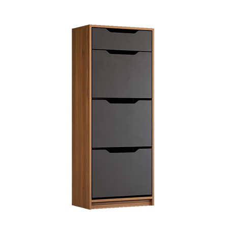 جاکفشی داشبوردی کشودار سه درب پایه سنگی Najaret ظرفیت ۱۲ جفت کفش MDF نئوپان با گارانتی