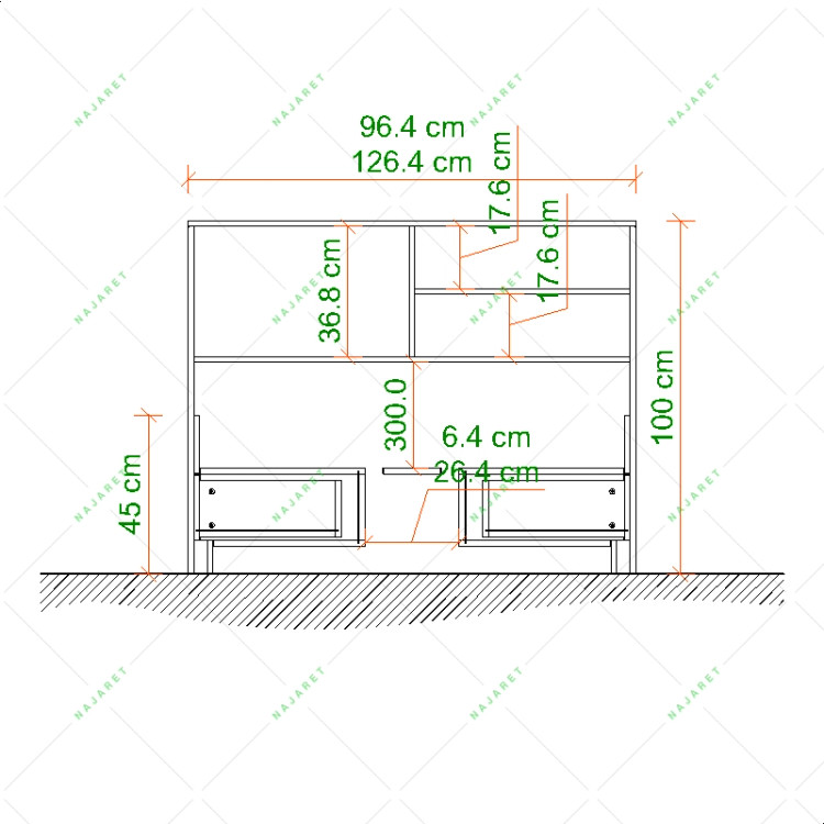 تخت خواب مدل B-126