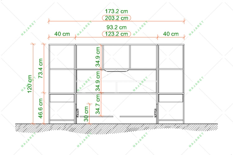 تخت خواب مدل B-125