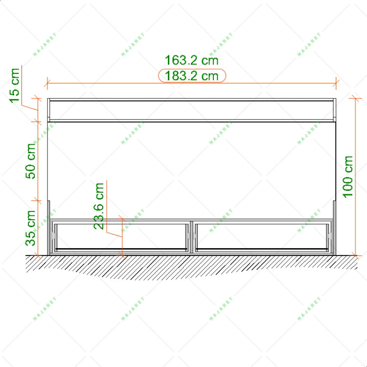 تخت خواب مدل B-124