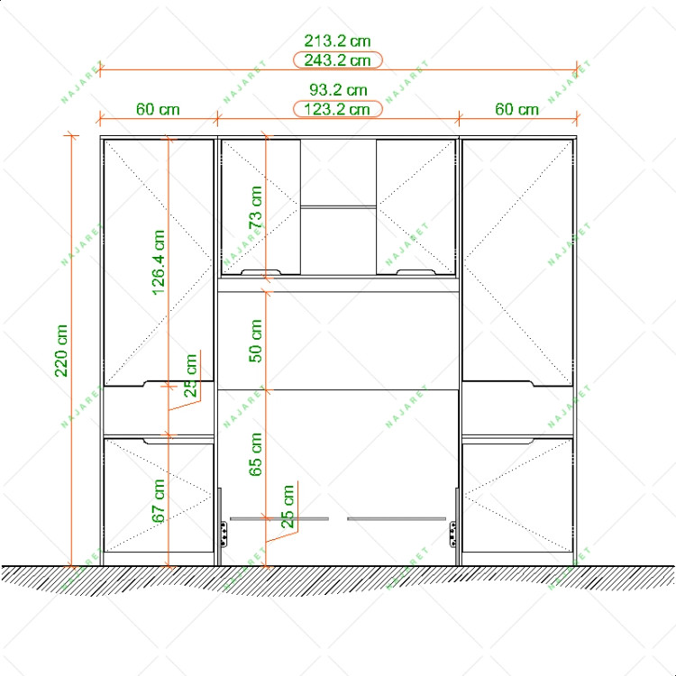 تخت خواب مدل B-122
