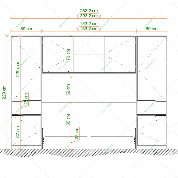 تخت خواب مدل B-122