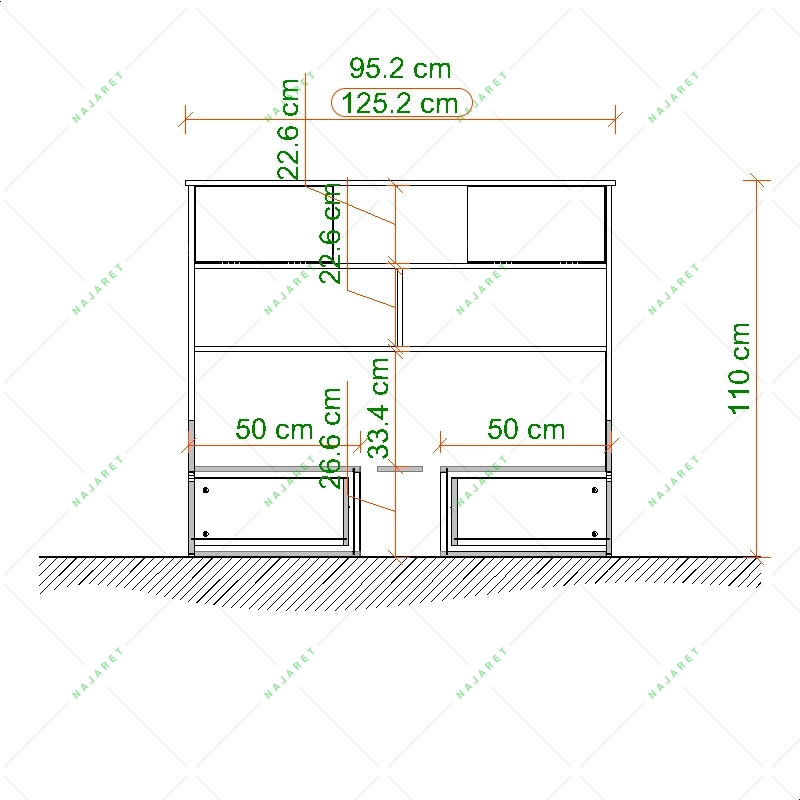 تخت خواب مدل B-120