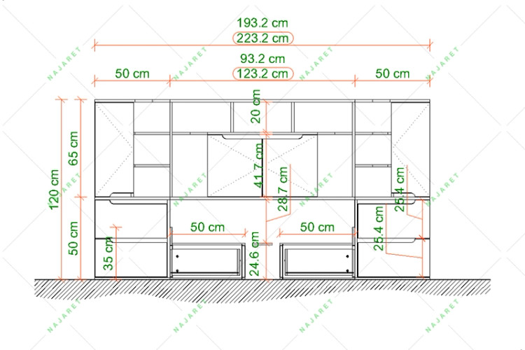تخت خواب مدل B-119