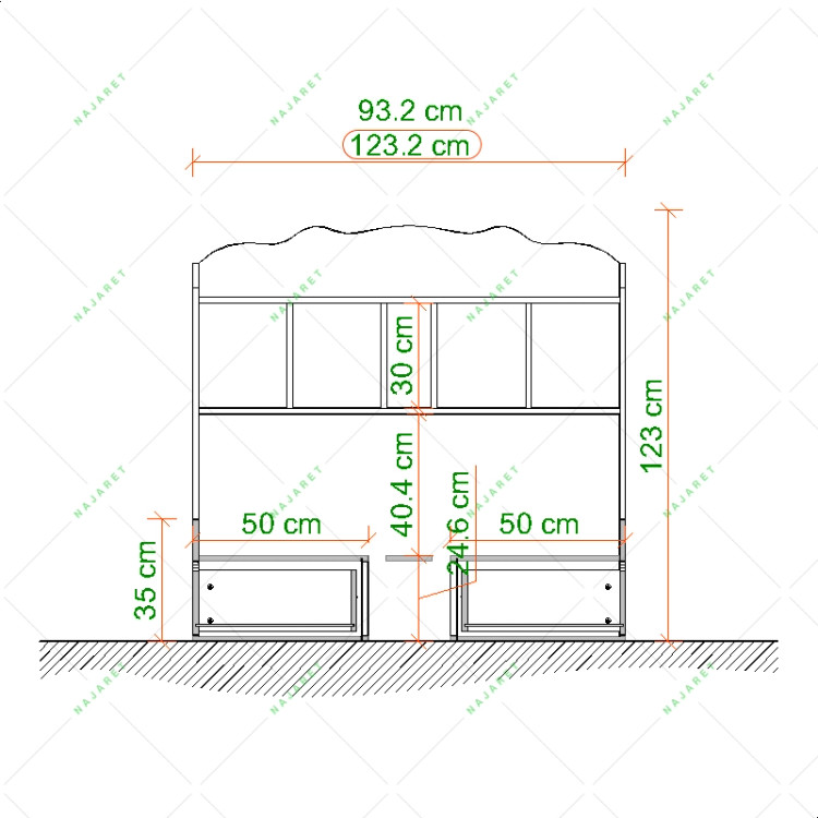 تخت خواب مدل B-118