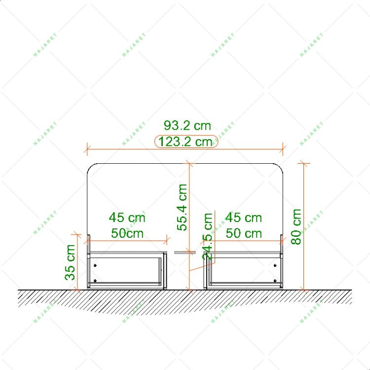 تخت خواب مدل B-117