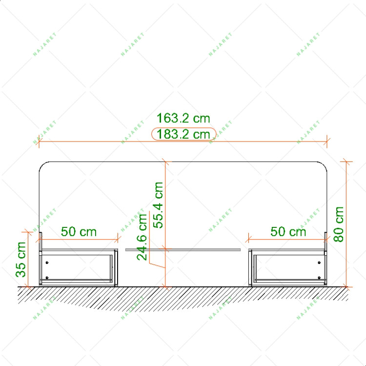 تخت خواب مدل B-117