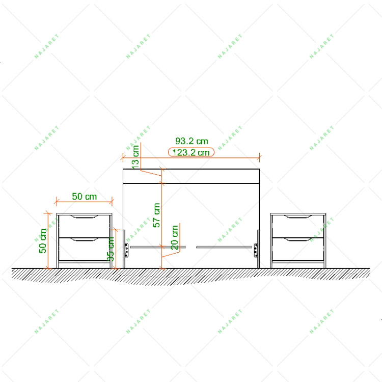 تخت خواب مدل B-116