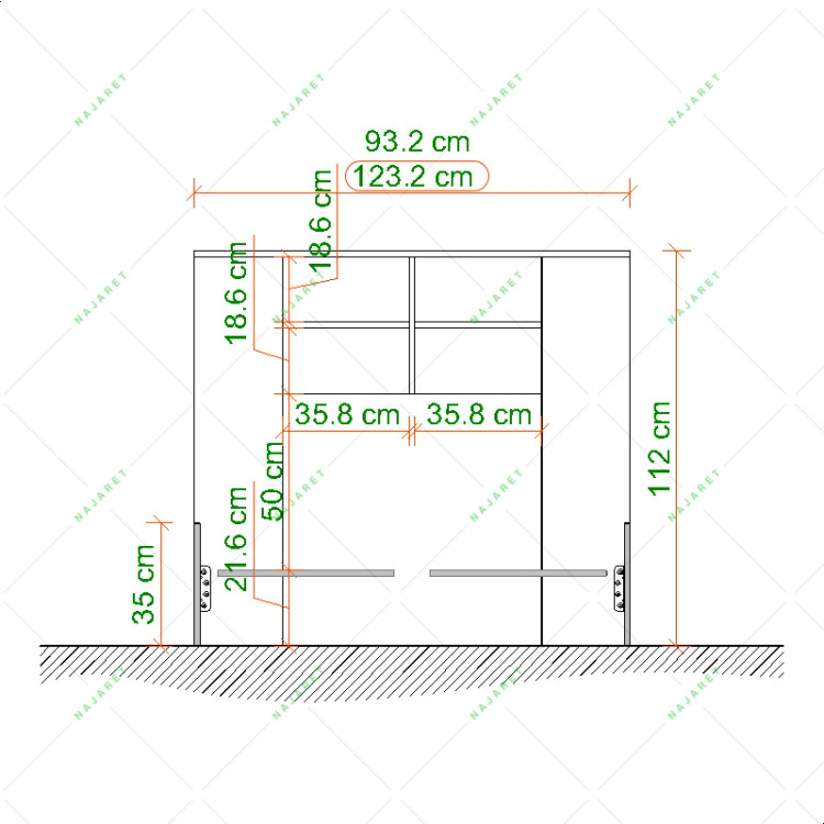 تخت خواب مدل B-115