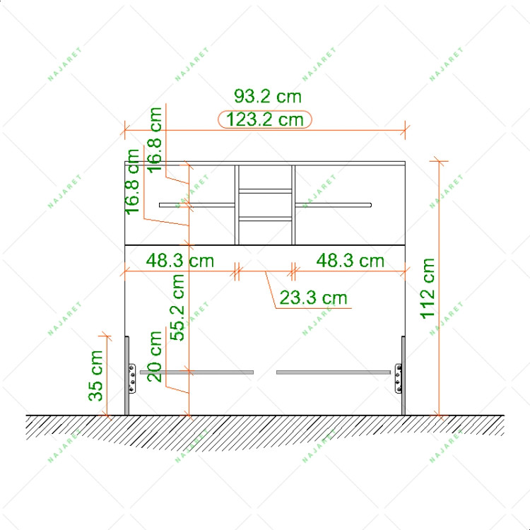 تخت خواب مدل B-114
