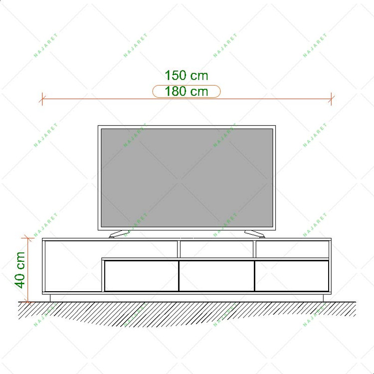 میز تلویزیون مدل TF-160
